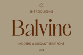 Balvine Demo Font