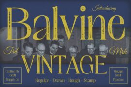 Balvine Vintage Demo Font