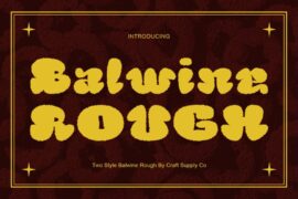 Balwine Rough Demo Font