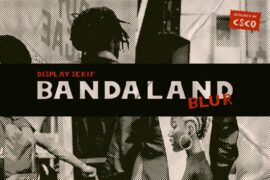 Bandaland Blur Demo Font