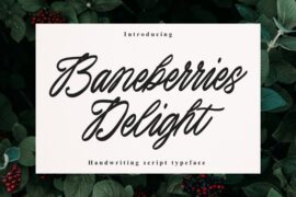 Baneberries Delight Font