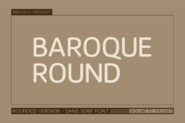 Baroque Round Font