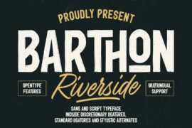 Barthon Riverside Font Family