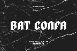 Bat Confa Demo Font