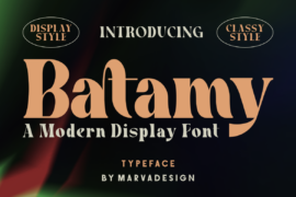 Batamy Font