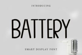 BATTERY Font