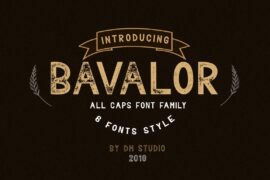 Bavalor Reg Font