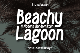 Beachy Lagoon Font