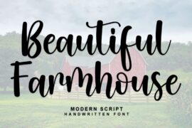 Beautiful Farmhouse Font