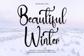 Beautiful Winter Font