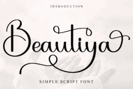 Beautiya Girl Font