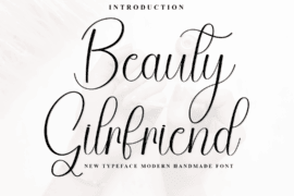 Beauty Gilrfriend Font
