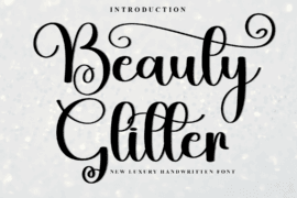 Beauty Glitter Font