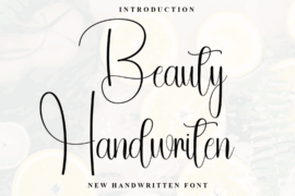 Beauty Handwriten Font