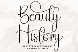 Beauty History Font