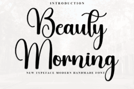 Beauty Morning Font