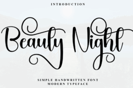Beauty Night Font