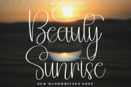 Beauty Sunrise Font