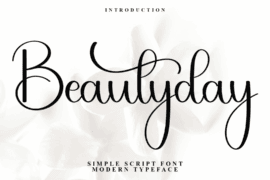 Beautyday Font