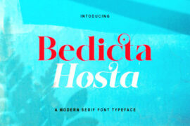 Bedicta Hosta Serif Font Family