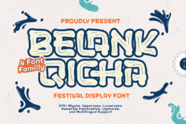 Belank Qicha Trial Font