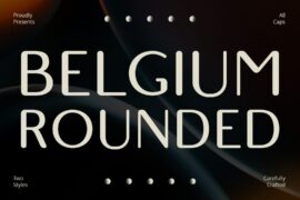 Belgium Rounded Demo Font