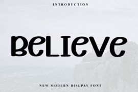 Believe Font