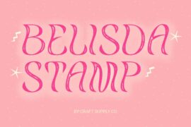 Belisda Stamp Demo Font