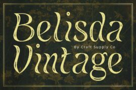 Belisda Vintage Demo Font
