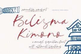Belisma Kimono Font