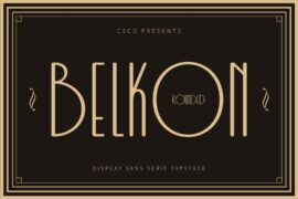 Belkon Rounded Demo Font