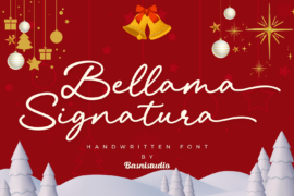 Bellama Signature Font