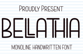 Bellathia Font