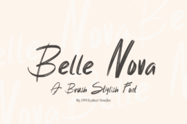Belle Nova Font
