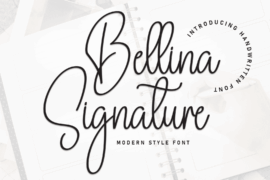 Bellina Signature Font