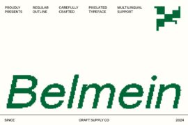 Belmein Pixel Demo Font