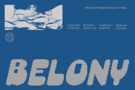 Belony Pixel Demo Font
