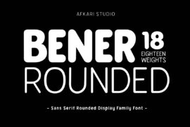 Bener Rounded Font