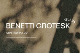 Benetti Grotesk Blur Demo Font
