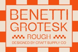 Benetti Grotesk Rough Demo Font