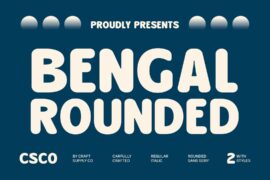Bengal Rounded Demo Font
