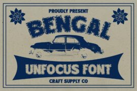 Bengal Unfocus Demo Font
