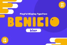 Benicio Blur Demo Font