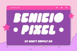 Benicio Pixel Demo Font
