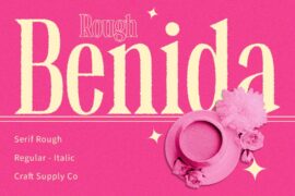 Benida Rough Demo Font