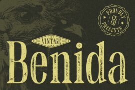 Benida Vintage Demo Font