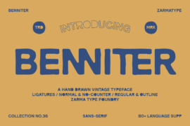 Benniter Trial Version Font