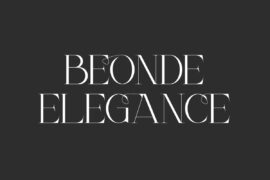 Beonde Elegance Demo Font