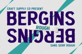 Bergins Rough Demo Font