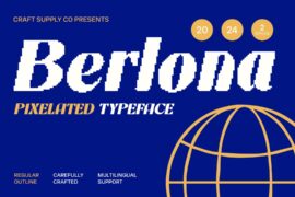 Berlona Pixel Demo Font